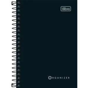 Caderneta Espiral Capa Flexível Organizer 80 Folhas