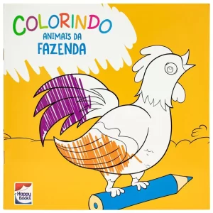 Colorindo Animais: Animais da Fazenda