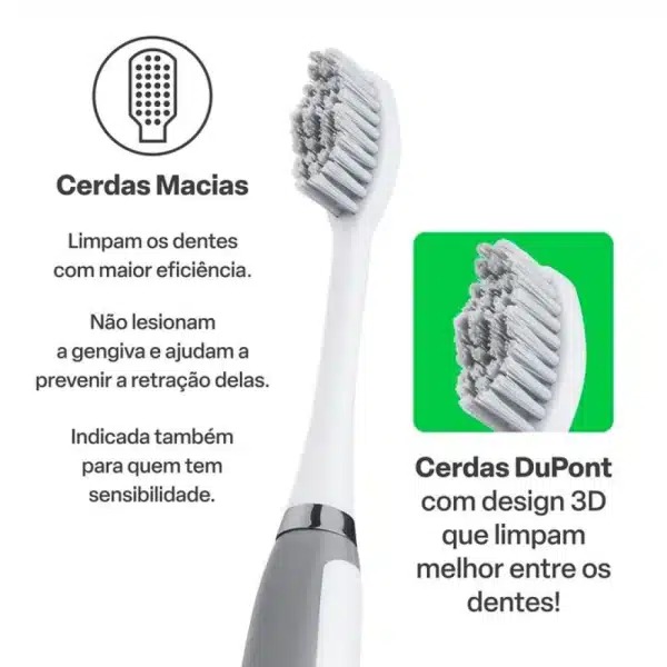 Escova Elétrica Sônica Adulto Multi - Imagem 2