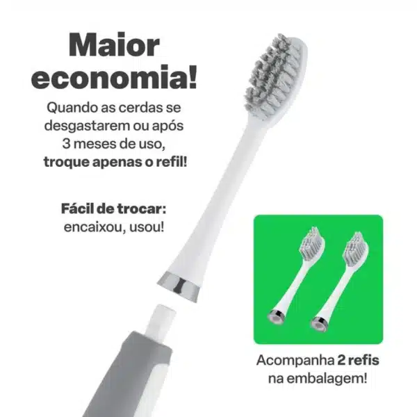 Escova Elétrica Sônica Adulto Multi - Imagem 3