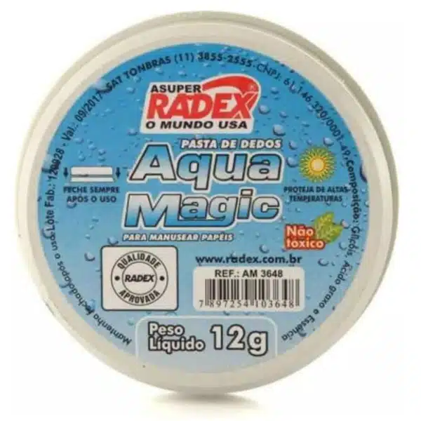 Umedecedor de Dedo Asuper Aqua Magic Radex