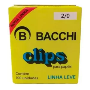 Clips Nº2/0 (00) Galvanizado Bacchi
