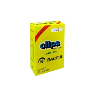 Clips Nº6/0 (00) Galvanizado Bacchi