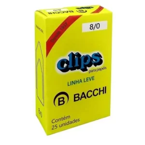 Clips Nº8/0 Galvanizado Bacchi
