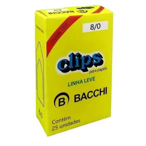 Clips Nº8/0 Galvanizado Bacchi