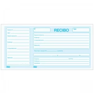 Recibo Comercial Com Canhoto 50 Folhas Tilibra 