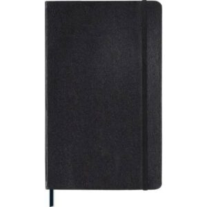Caderno executivo Fitto G Cambridge Tilibra, capa dura com elástico, 80 folhas sem pauta e gramatura 90g/m². Praticidade e elegância para suas anotações.