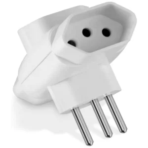 Adaptador T 3 Saídas 3 Pinos Branco WI217 – Multilaser