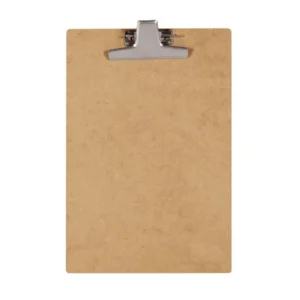 Prancheta Ofício 33x23cm com Prendedor de Metal