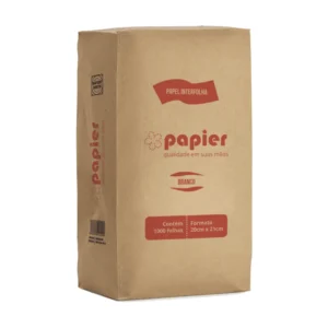 Papel Interfolha Papier Branco – 1000 folhas (20cm x 21cm)