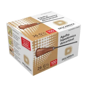 Agulha HiPodérmica 13 X 0,45mm Descarpack