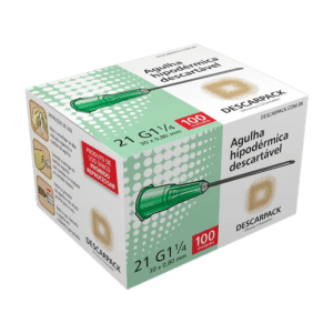 Agulha HiPodérmica 30X 0,80mm Descarpack
