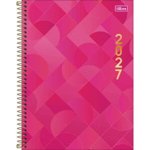 Agenda Executiva Espiral Diária Tilibra Spot Feminina 2027