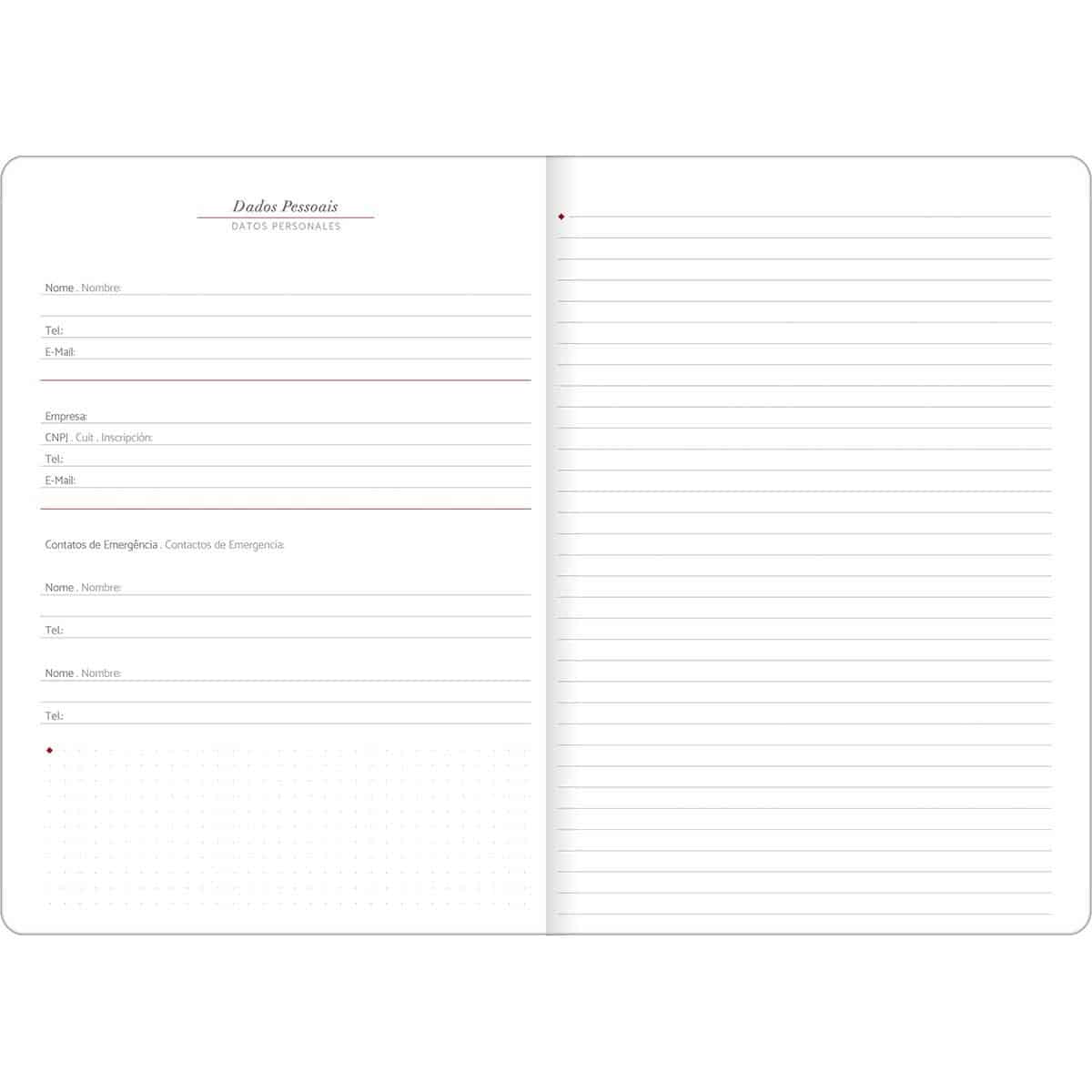 Planner Executivo Grampeado Cambridge 2027 Tilibra - Imagem 4
