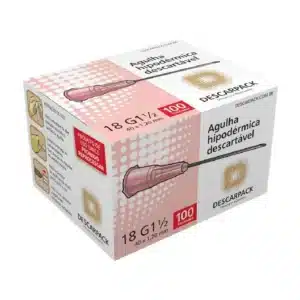 Agulha Hipodérmica 40 X 1,20mm Descarpack
