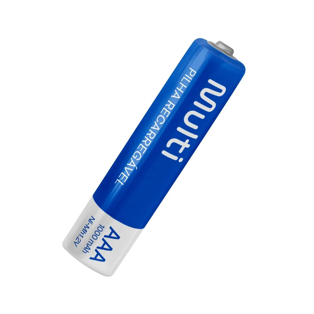 Pilhas Recarregáveis AAA Multi CB050 1000 mAh – Kit com 4 Unidades - Imagem 2