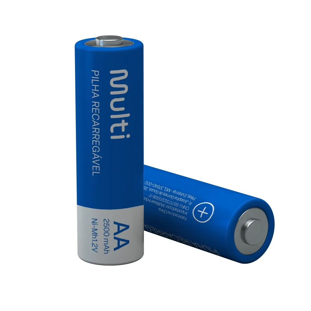 Pilhas Recarregáveis AA Multi CB052 2500 mAh – Kit com 4 Unidades - Imagem 2